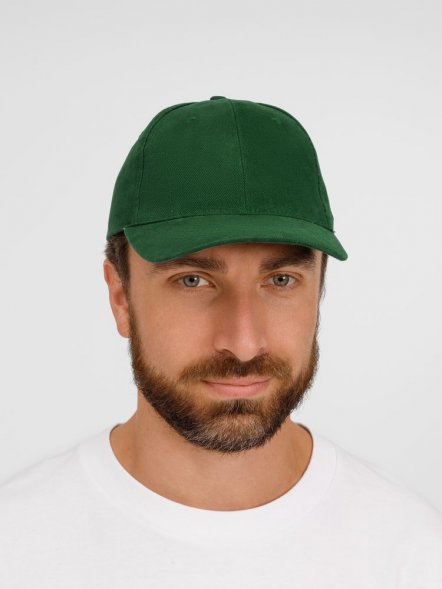 Бейсболка Buffalo, темно-зеленая 