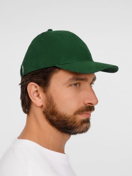Бейсболка Buffalo, темно-зеленая 
