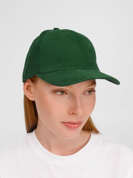 Бейсболка Buffalo, темно-зеленая 