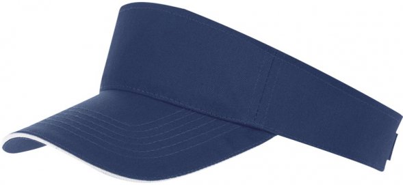 Козырек Ace, темно-синий с белым 