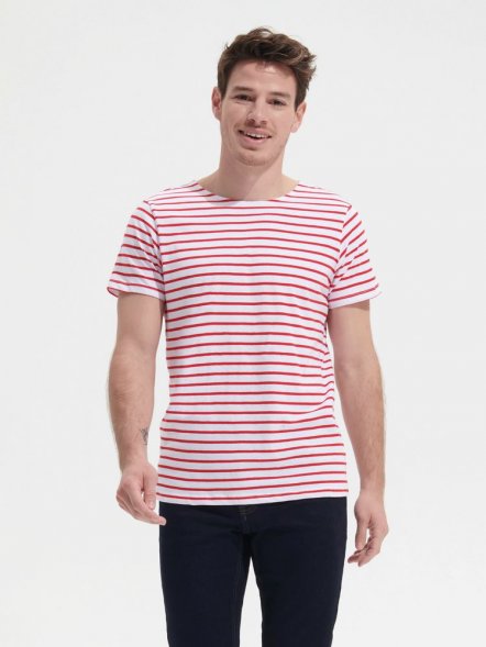 Футболка Miles Men белая с темно-синим 