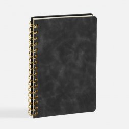 Ежедневник Spiral, недатированный, черный