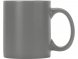 Матовая кружка Марко базовой формы, цветная снаружи, белая внутри, серый 