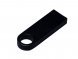 USB 2.0-флешка на 128 Гб с мини чипом и круглым отверстием, черный 