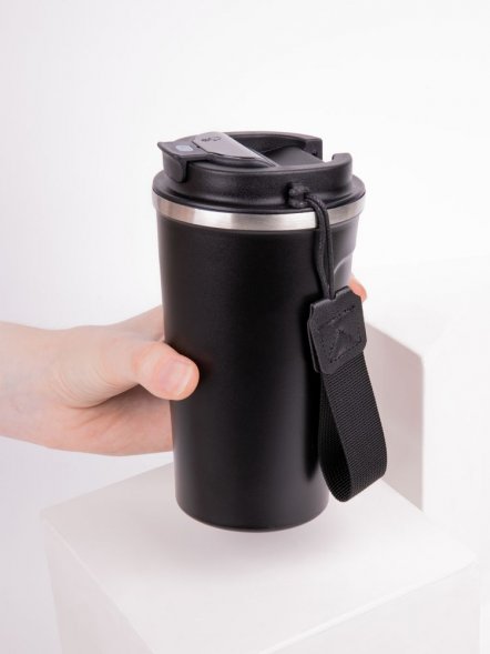 Смарт-стакан с заменяемой батареей tellMug, ver.2, черный 