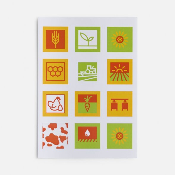 Стикерпак бумажный Industry, сельское хозяйство 