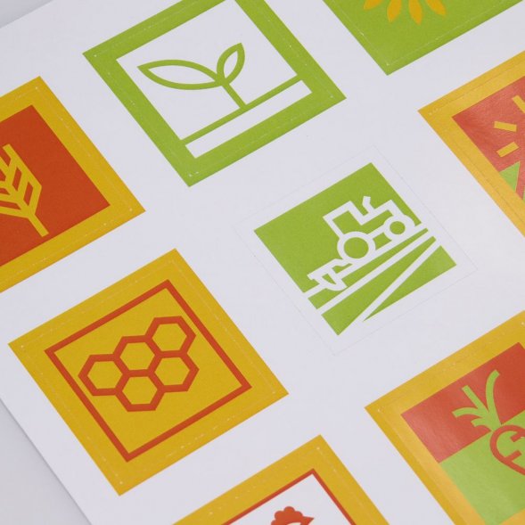 Стикерпак бумажный Industry, сельское хозяйство 