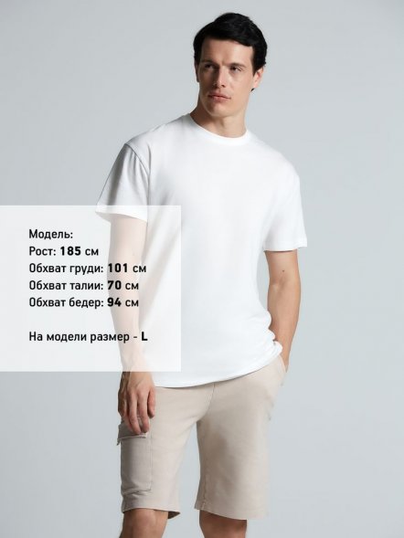 Футболка унисекс T-Bolka 140, белая (белоснежная) 