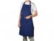 Хлопковый фартук Delight с карманом и регулируемыми завязками, синий нэйви 