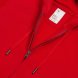 Толстовка на молнии с капюшоном унисекс King, красная 