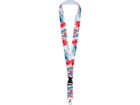 Ланъярд 2,5 см с карабином и межуровневым замком 