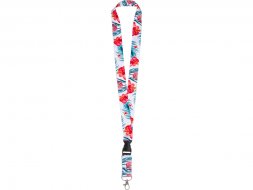 Ланъярд 2,5 см с карабином и межуровневым замком