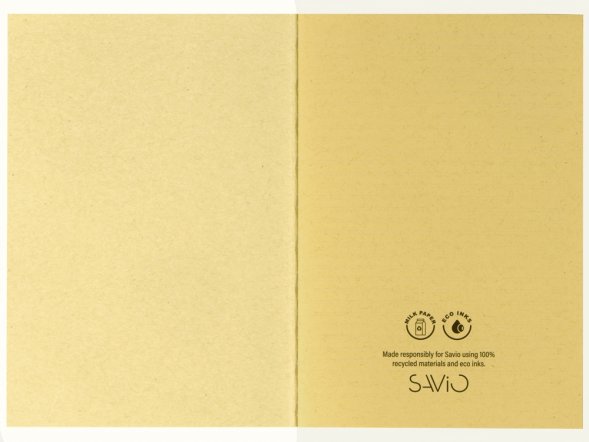 Блокнот А5 Marsilea из переработанного бамбука, 40 листов, гибкая обложка, натуральный 