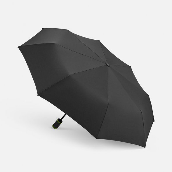 Зонт складной AOC Mini с цветными спицами, зеленое яблоко 