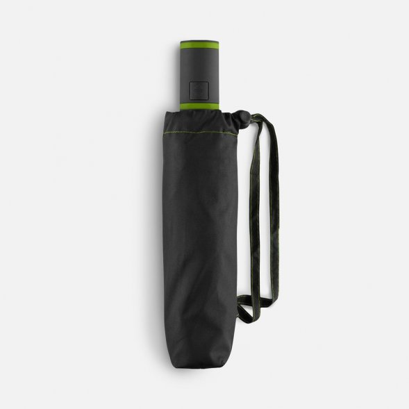 Зонт складной AOC Mini с цветными спицами, зеленое яблоко 