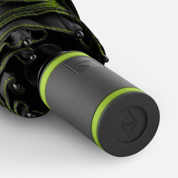 Зонт складной AOC Mini с цветными спицами, зеленое яблоко 