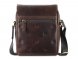 Сумка через плечо Mano Don Leon, натуральная кожа в коричневом цвете, 20 х 25 х 8 см 