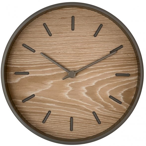 Часы настенные Nissa, беленый дуб 