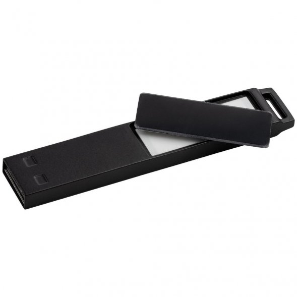 Флешка markBright Black с зеленой подсветкой, 32 Гб 