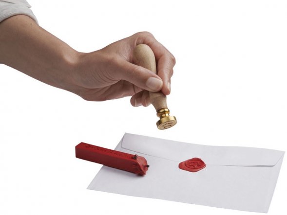 Набор для запечатывания писем, белый 