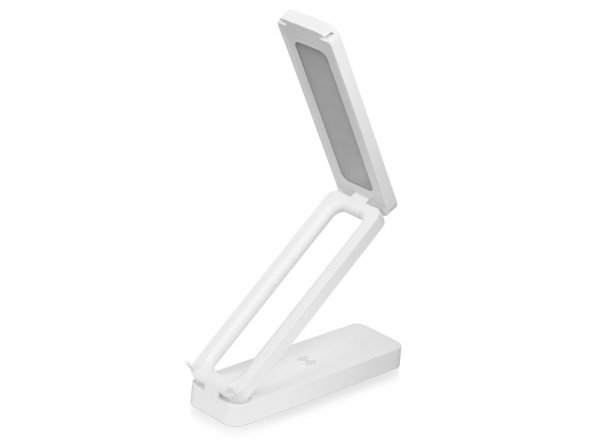 Складывающаяся LED лампа с беспроводной зарядкой Lightfold, белый 