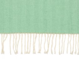 Плед Ёлочка 150х180 см. ПРЕМИУМ (зеленый однотонное)