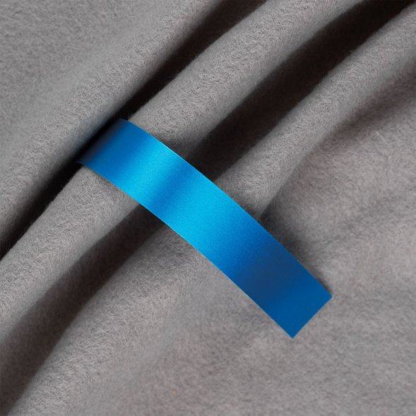 Лента сатиновая Satin 20 L, голубая, 120 см 