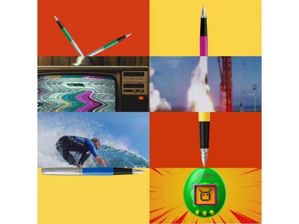 Перьевая ручка Parker Jotter, цвет ORIGINALS RED CT, цвет чернил синий/черный, толщина линии M, В БЛИСТЕРЕ 