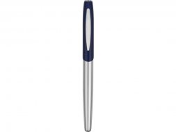 Ручка-роллер Geneva, серебристый/синий