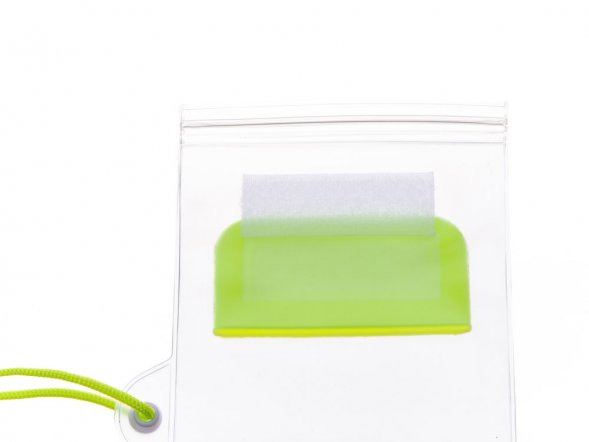 Влагостойкий чехол Repel, зеленый/прозрачный 