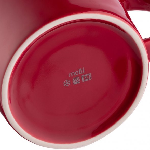 Кружка Valotti Medio, красная 