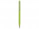 Ручка-стилус шариковая Jucy Soft с покрытием soft touch, зеленое яблоко (Р) 