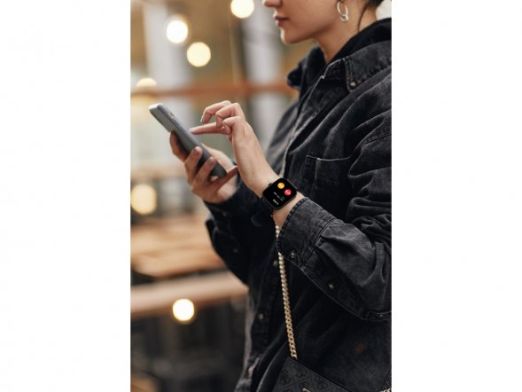 Умные часы CANYON Barberry SW-79, IP 67, BT 5.1, сенсорный дисплей 1.7, черный 