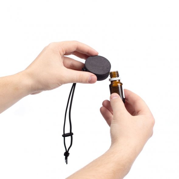 Ароматизатор в машину Sentir, черный, табак и ваниль 