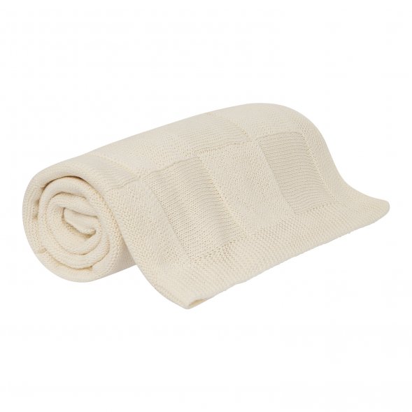 Плед Cella вязаный, бежевый (без подарочной коробки) 