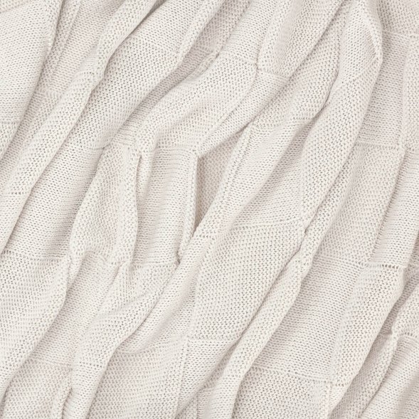 Плед Cella вязаный, бежевый (без подарочной коробки) 