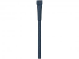 Ручка картонная с колпачком Recycled, синий (4153C)