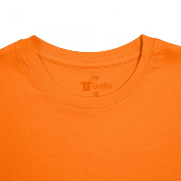 Футболка унисекс T-bolka 140, оранжевая 
