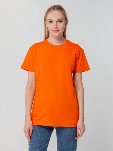 Футболка унисекс T-bolka 140, оранжевая 