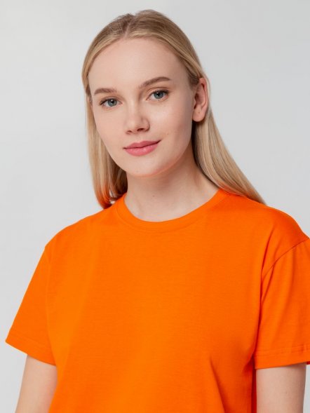 Футболка унисекс T-bolka 140, оранжевая 