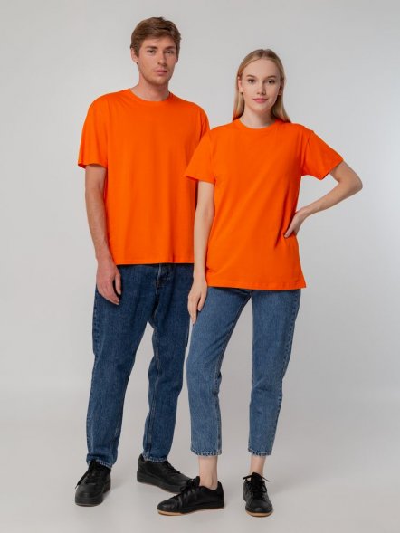 Футболка унисекс T-bolka 140, оранжевая 