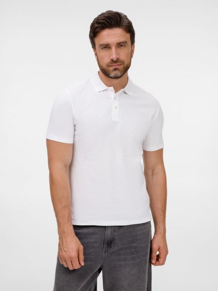 Рубашка поло унисекс Tervise, белая 