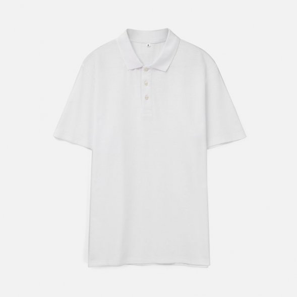 Рубашка поло унисекс Tervise, белая 