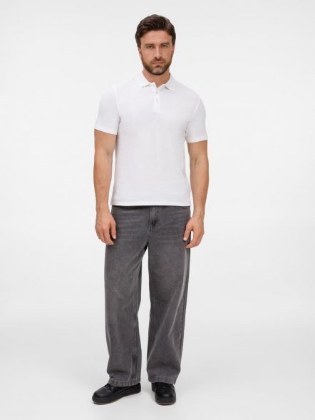 Рубашка поло унисекс Tervise, белая 