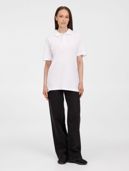 Рубашка поло унисекс Tervise, белая 