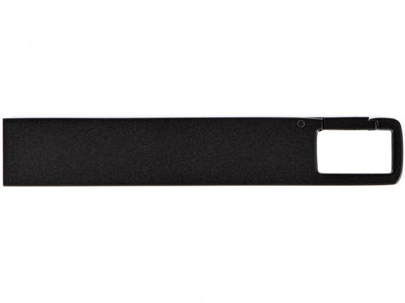 USB 2.0- флешка на 32 Гб c подсветкой логотипа Hook LED, темно-серый, красная подсветка 