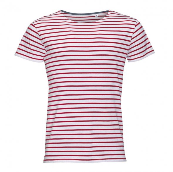 Футболка Miles Men белая с красным 