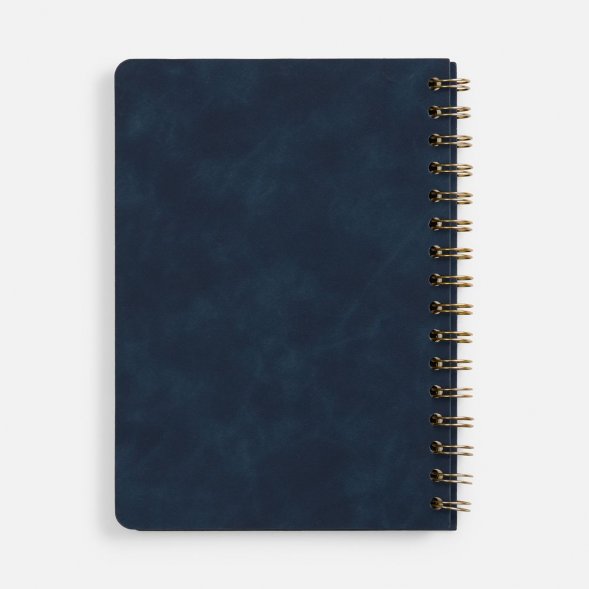 Ежедневник Spiral, недатированный, синий 