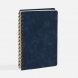 Ежедневник Spiral, недатированный, синий 
