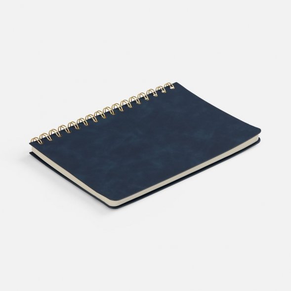 Ежедневник Spiral, недатированный, синий 